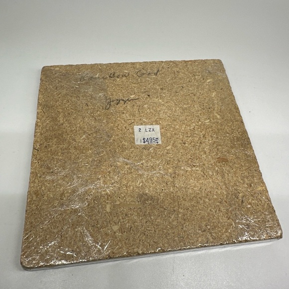 Vintage signed Hopi sand art tile signed Native American Southwest Rainbow God 6 - Picture 2 of 7